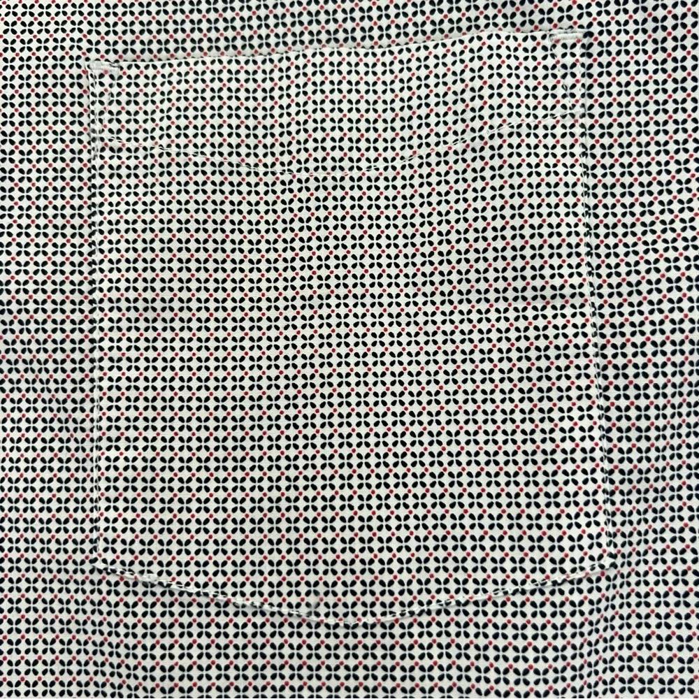 Casual Short-Sleeve Button-Down Shirt - Light Blue Micro Dot